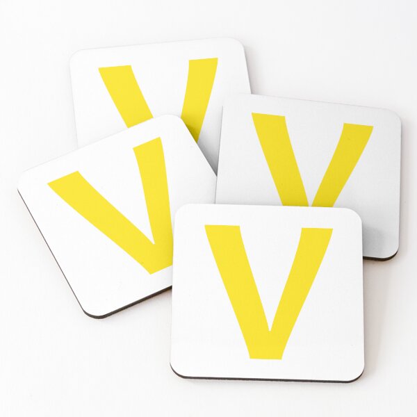 Item preview, Yellow color Letter V designed and sold by WECreations.