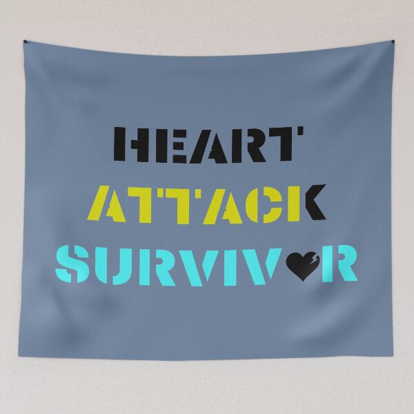 Item preview, Copy of Heart attack survivor motivational design designed and sold by DigitalMagShop.