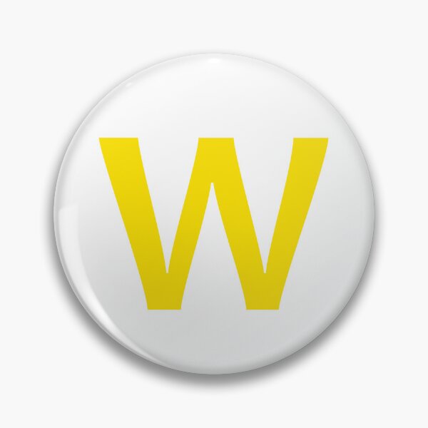 Item preview, Yellow color Letter W designed and sold by WECreations.