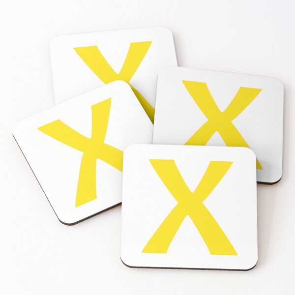 Item preview, Yellow color Letter X designed and sold by WECreations.