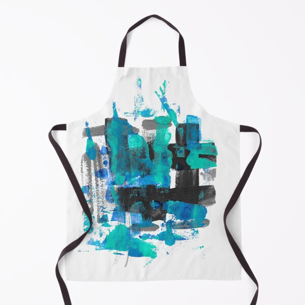Item preview, Handmade abstract blue painting, pattern designed and sold by Pacika.