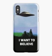 I WANT TO BELIEVE iPhone Case/Skin