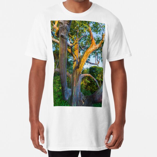 Maui Rainbow Eucalyptus tree Long T-Shirt