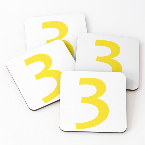 Item preview, Yellow color Number 3 | Yellow color Number Three designed and sold by WECreations.