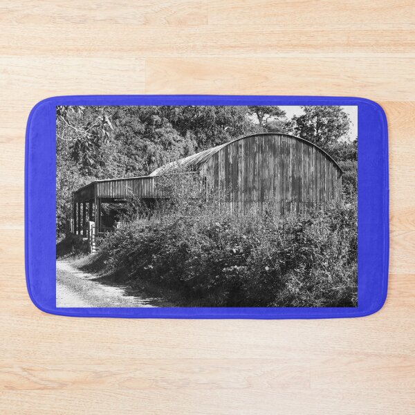 Item preview, Shed on Farmland Northern Ireland bw designed and sold by eddiebarronshop.