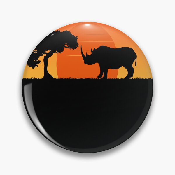 Artikelvorschau, Nashorn-Sonnenuntergang-Kunst Niedlicher Nashorn-Liebhaber-Entwurf für Tierliebhaber entworfen und verkauft von Thecitiesstore.