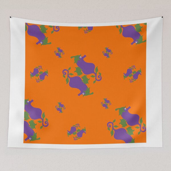 Item preview, Seahorse Eggplant designed and sold by Romaris Rogers.