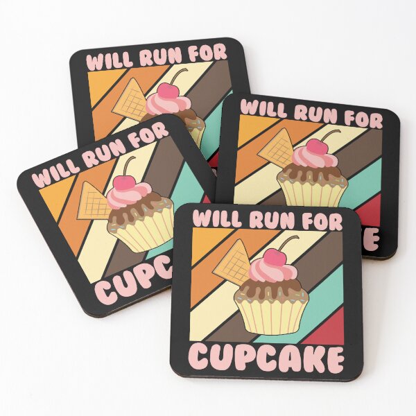 Item preview, Will Run For Cupcake Kuchen Cupcake designed and sold by MooonTees.