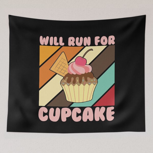 Item preview, Will Run For Cupcake Kuchen Cupcake designed and sold by MooonTees.