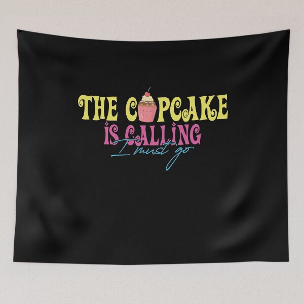 Item preview, The Cupcake Is Calling Cake Cupcake designed and sold by MooonTees.