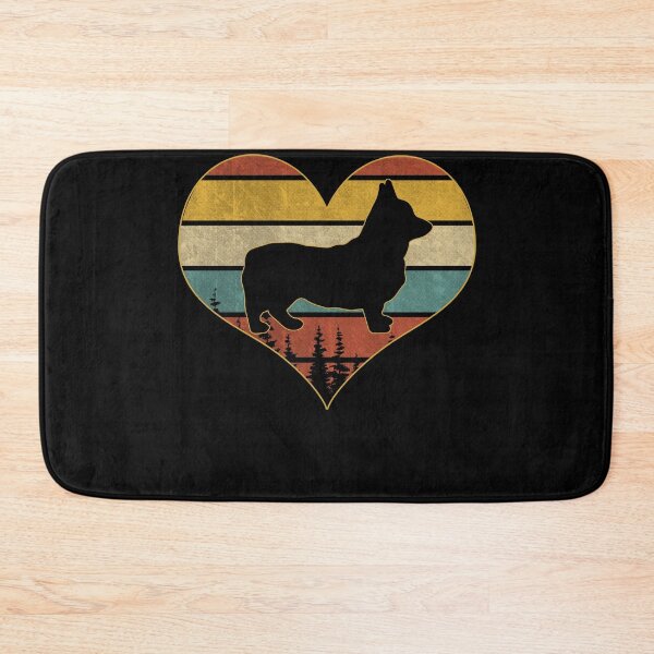 Item preview, Retro vintage corgi heart designed and sold by gastonfongemie.