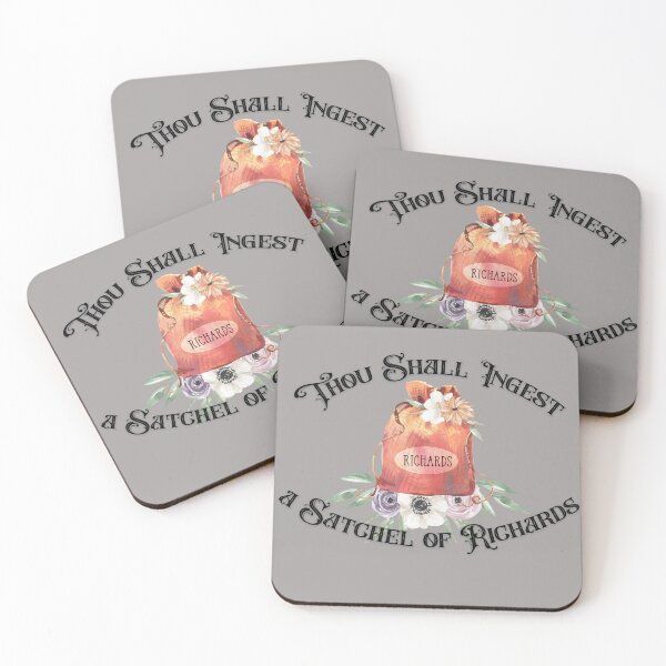 Item preview, Thou Shall Ingest a Satchel of Richards designed and sold by DirtyGirlGraphics.