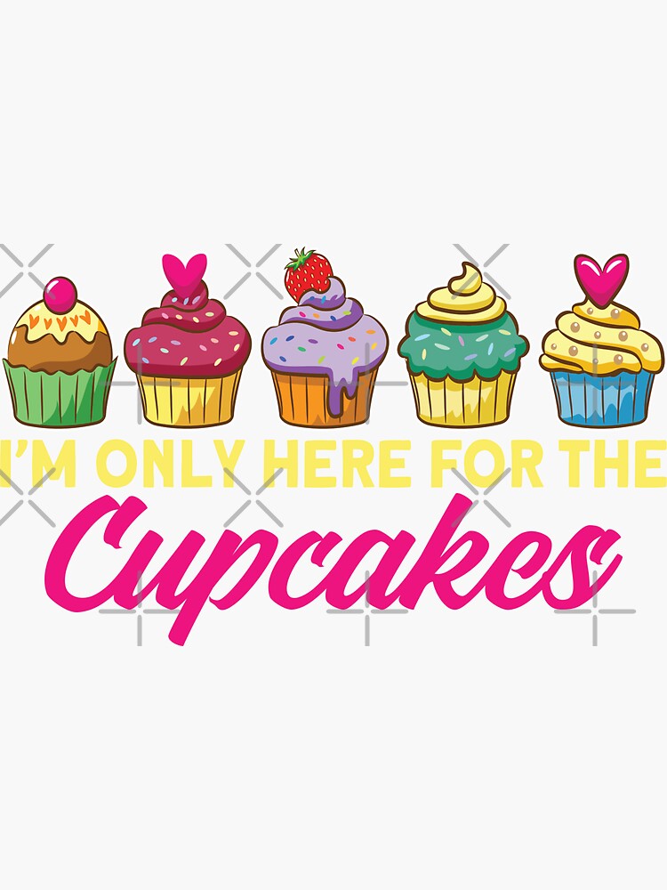 Out here to get a Cupcake EDP445 | Sticker