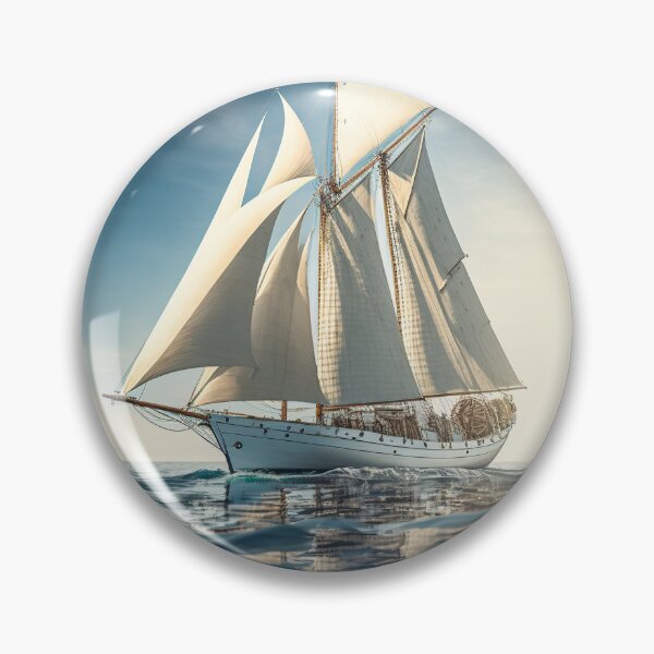 Item preview, Sailing ship 4 Master in fine weather at sea designed and sold by Globuwear.