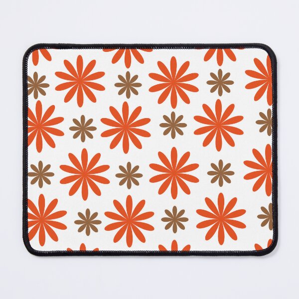 Item preview, Margaridas vermelhas e marrom, flores designed and sold by GirlaineSQ.