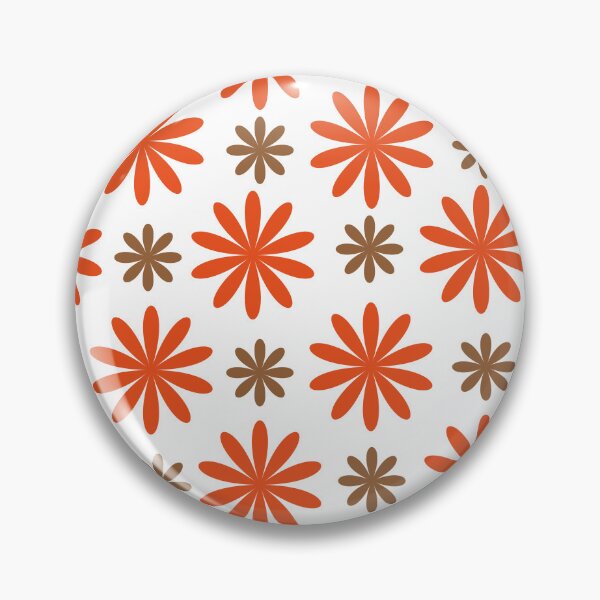 Item preview, Margaridas vermelhas e marrom, flores designed and sold by GirlaineSQ.