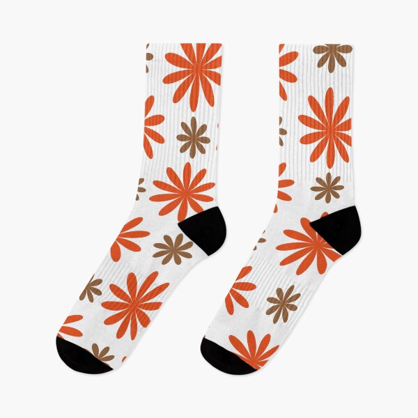 Item preview, Margaridas vermelhas e marrom, flores designed and sold by GirlaineSQ.