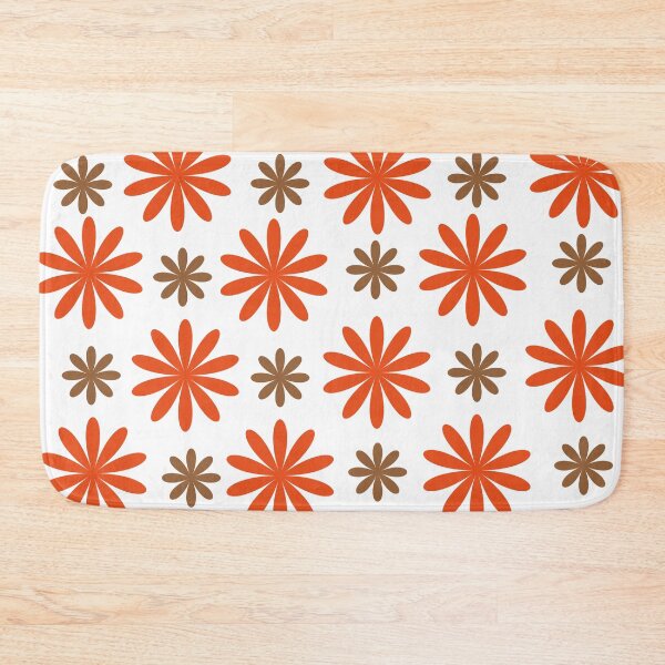 Item preview, Margaridas vermelhas e marrom, flores designed and sold by GirlaineSQ.