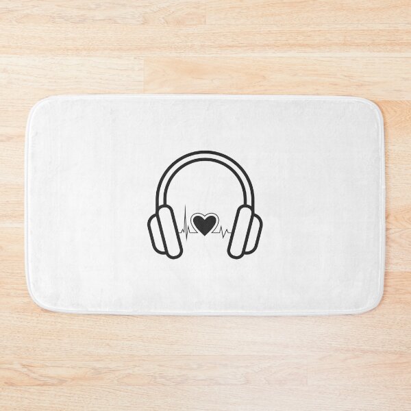 Item preview, audio headphones heart beat  designed and sold by SwifTech.