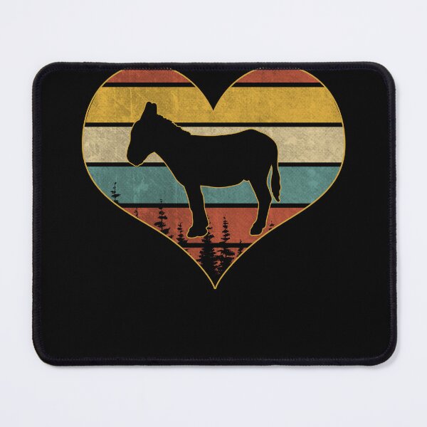 Item preview, Retro vintage donkey heart designed and sold by gastonfongemie.
