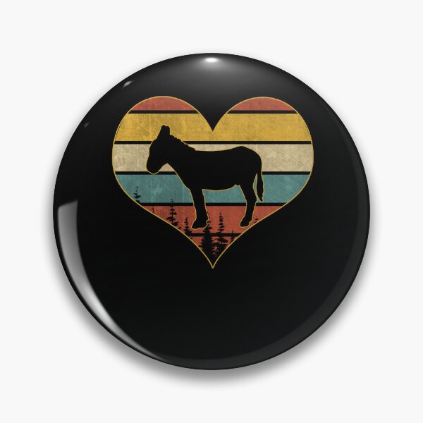 Item preview, Retro vintage donkey heart designed and sold by gastonfongemie.