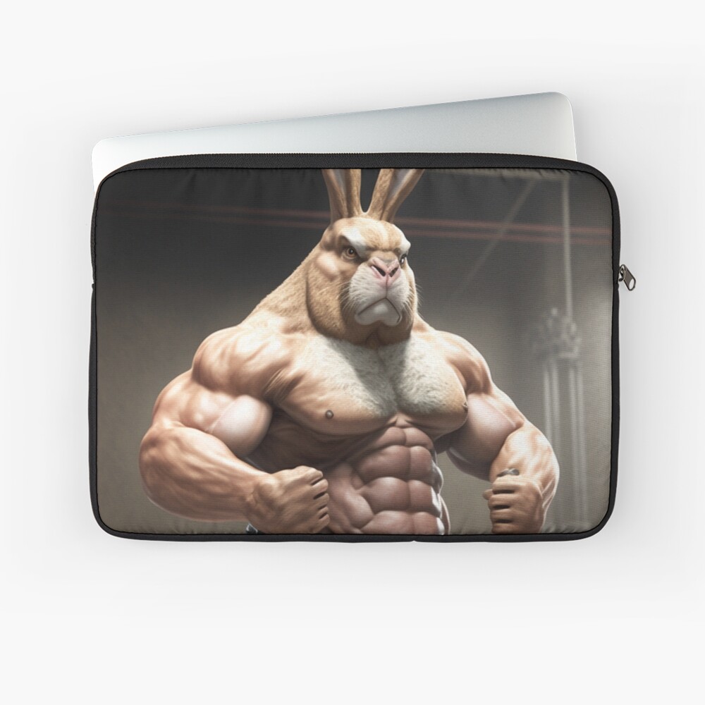 Bunny Buff Bunny Fitness Body Builder' Tote Bag