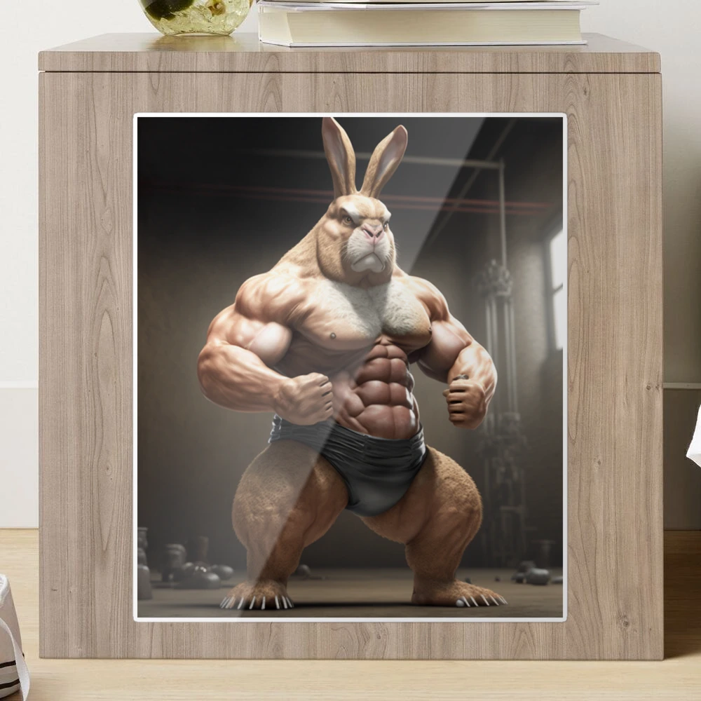 Funny Bodybuilding Gifts Bodybuilder Bunny Easter Bunnybuilder  Fitness Gym Throw Pillow, 18x18, Multicolor : Home & Kitchen