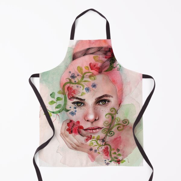 Item preview, Montafoner Beauty - flower girl in aquarelle designed and sold by julikunst.