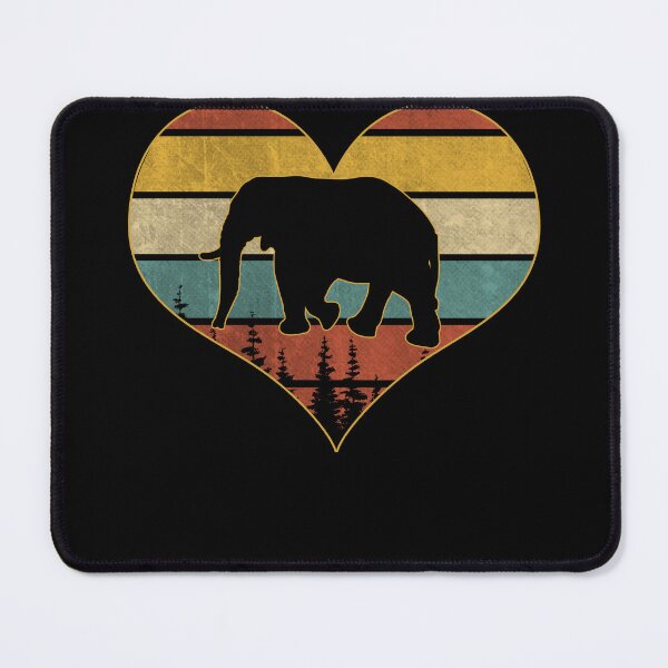 Item preview, Retro vintage elephant heart designed and sold by gastonfongemie.