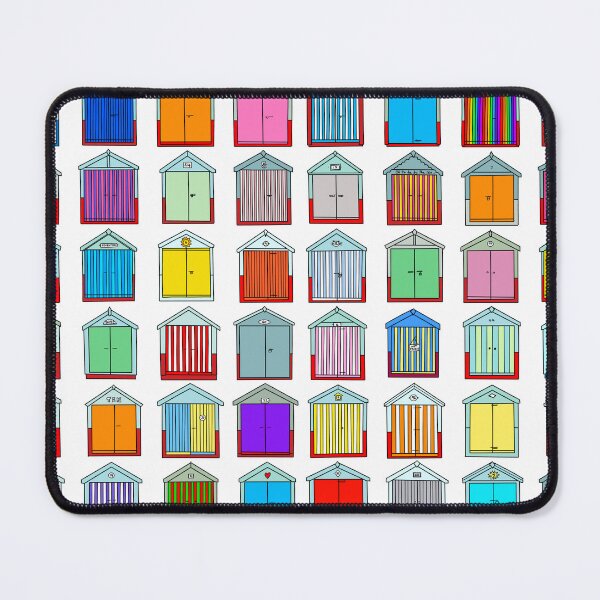 Item preview, Colourful Beach Huts Pattern designed and sold by Adam Regester.