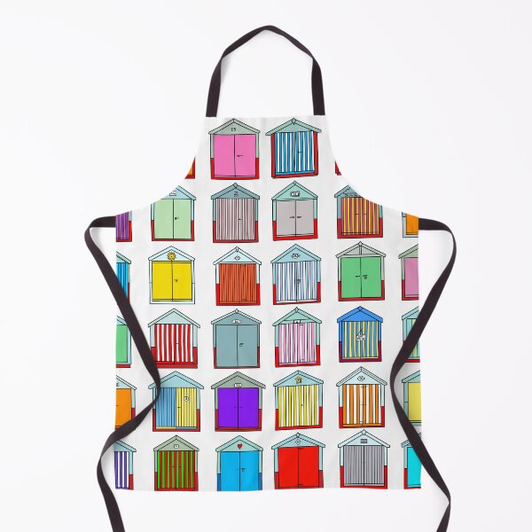 Item preview, Colourful Beach Huts Pattern designed and sold by Adam Regester.