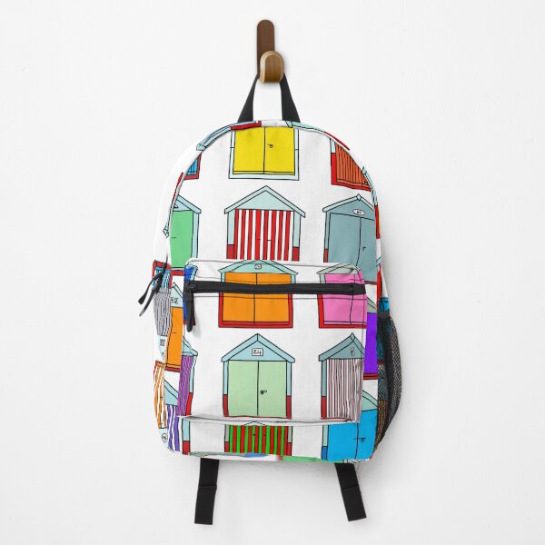 Item preview, Colourful Beach Huts Pattern designed and sold by Adam Regester.