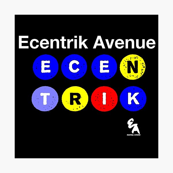 Ecentrik Avenue Photographic Print