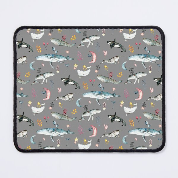 Item preview, Kings of the Oceans - Watercolor Whales anthracite designed and sold by lineosa.