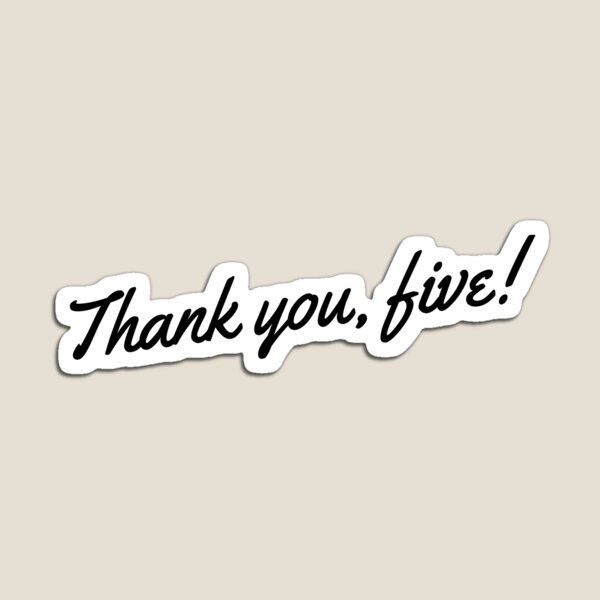 Item preview, Danke, fünf! designed and sold by thatthespian.