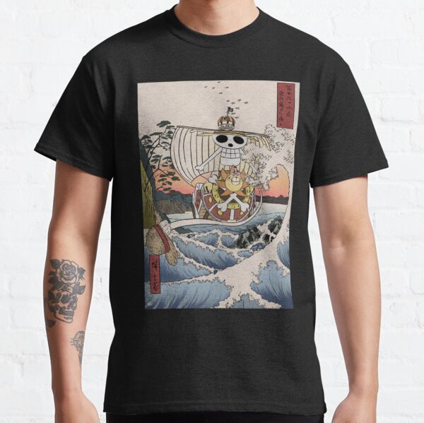 Thousand Sunny no.1 One Piece Black Tee - Onepiecefans Store