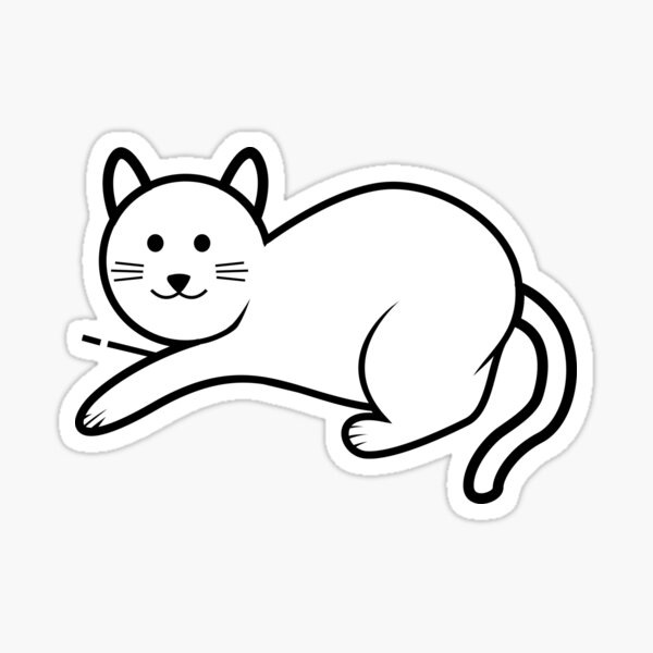 Vista previa del artículo con la obra «Lindo gato katze», diseñado y vendido por ayokestudio.