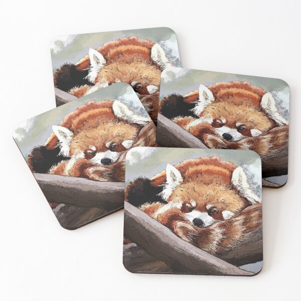Item preview, skeptical red panda designed and sold by sim-scribble.