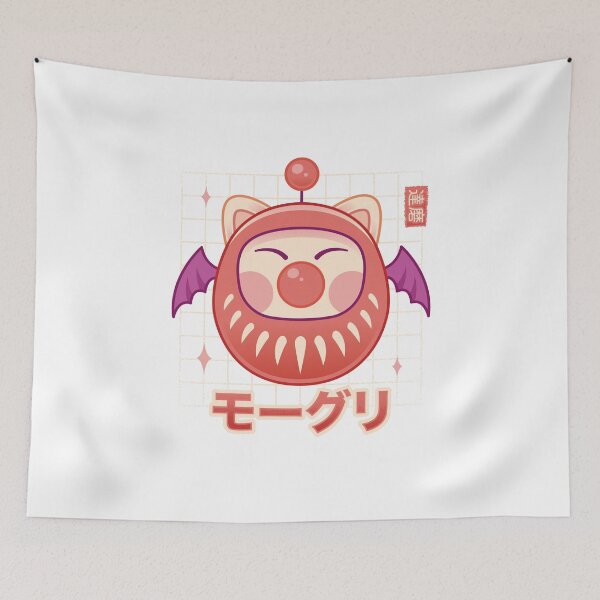 Item preview, Moogle Daruma designed and sold by Lagelantee.