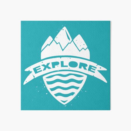 Explorer's Crest Art Board Print