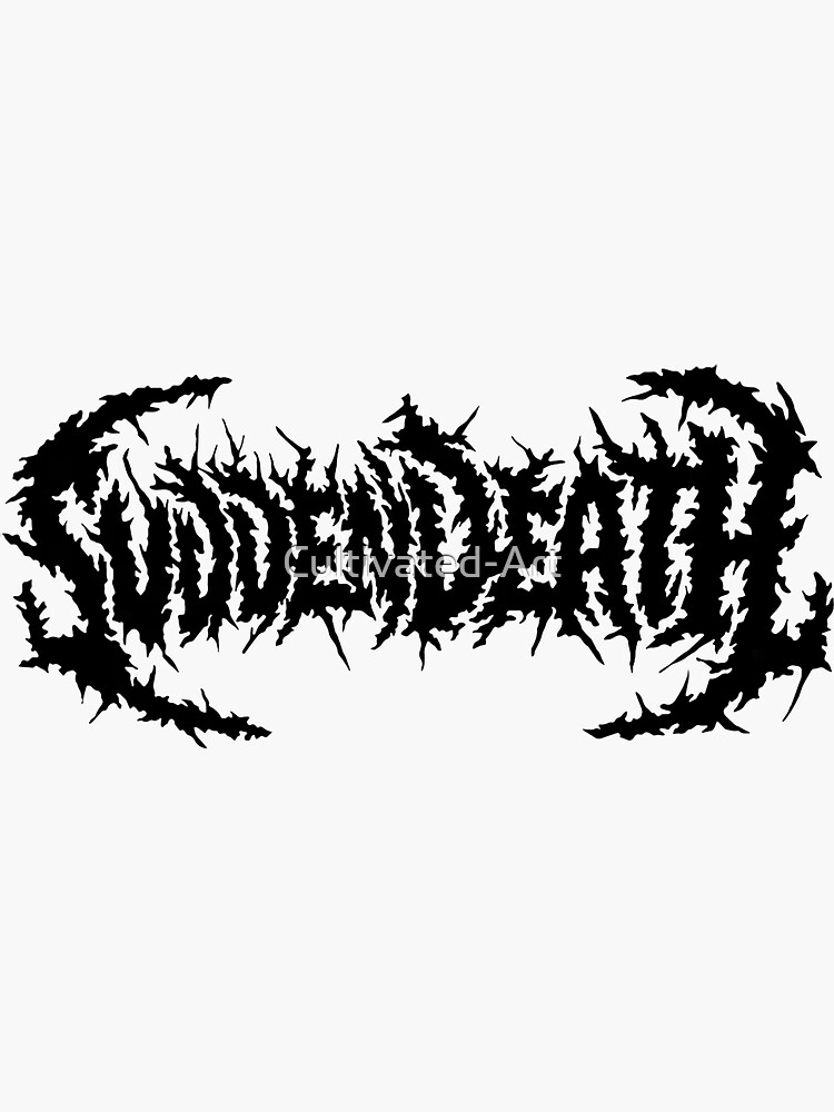 Thumbnail 3 von 3, Sticker, SVDDEN DEATH Black Onyx designt und verkauft von Cultivated-Art.