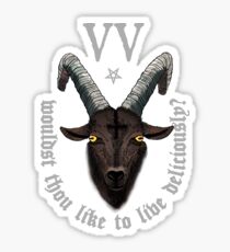 black phillip Sticker