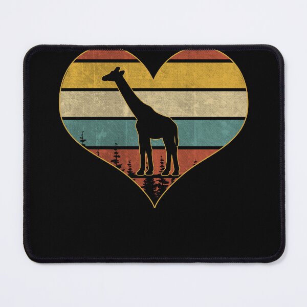 Item preview, Retro vintage giraffe heart designed and sold by gastonfongemie.