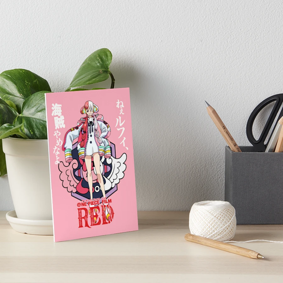 Pastele One Piece Film Red Movie Custom Spiral Notebook Ruled Line