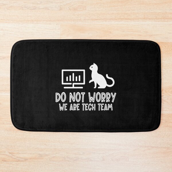 Item preview, dont worry im from tech support, funny cat shirt designed and sold by sami david ⭐⭐⭐⭐⭐.