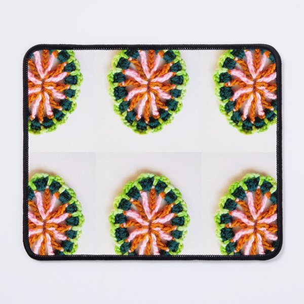 Item preview, crocheted a mandala - wool - handwork // designed and sold by Lillrose.