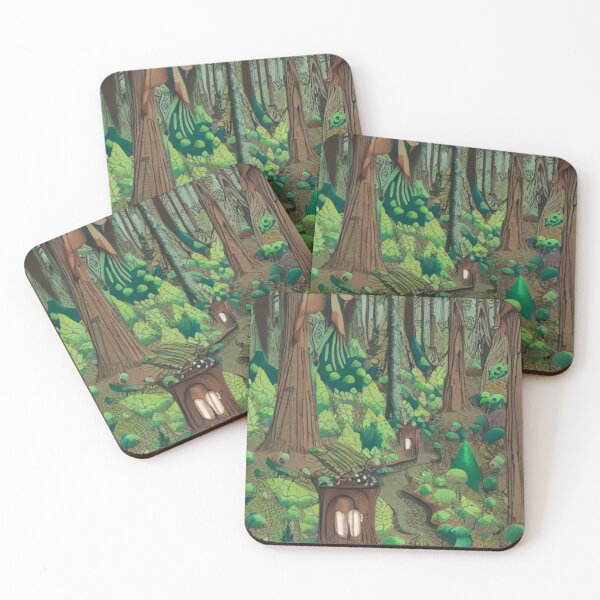 Item preview, Magical forest from the future 21 designed and sold by artstore911.