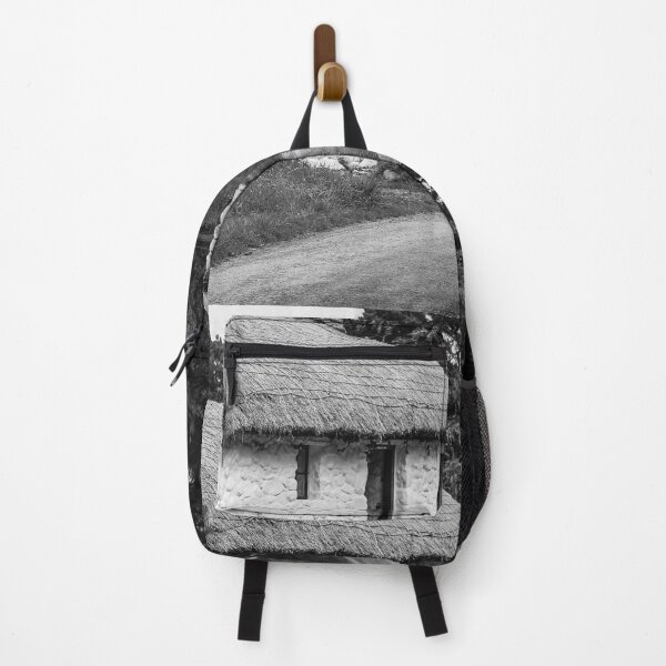 Item preview, Thatched Cottage Country Lane bw Northern Ireland designed and sold by eddiebarronshop.