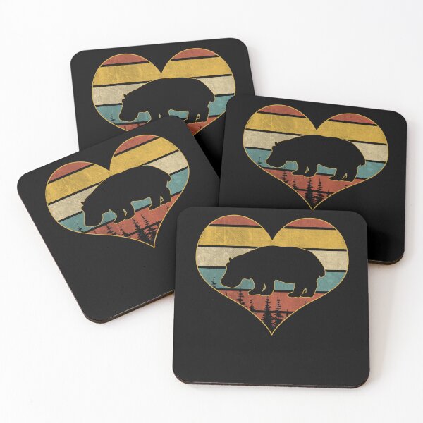 Item preview, Retro vintage hippo heart designed and sold by gastonfongemie.