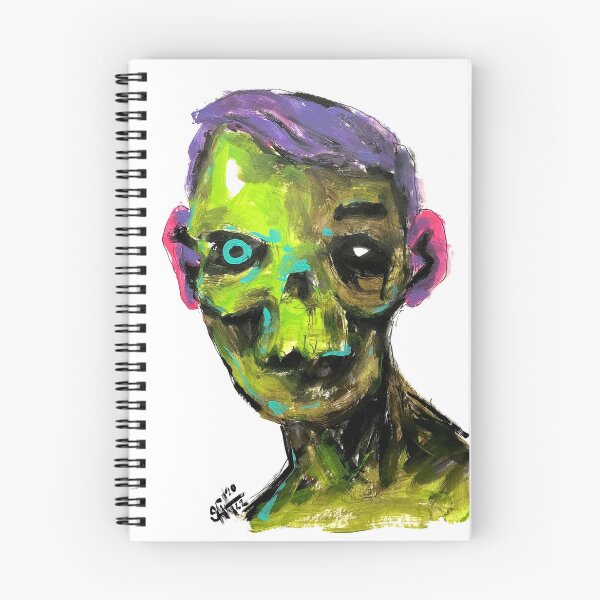 Item preview, Zombie Mutant Horror Contemporary Abstract Acrylic Hand Drawing Colorful Painting Art designed and sold by Ruslan Aksenov.